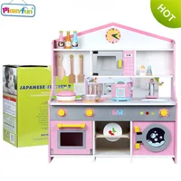 Jouet de cuisine en bois populaire pour enfants, vente en gros d'usine 2025