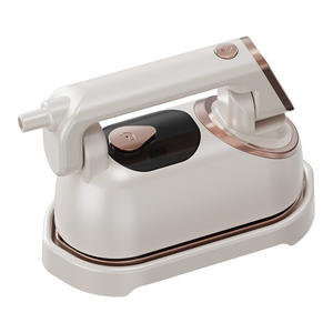 Vaporizador de Ropa Portátil, Mini Plancha Eléctrica Plegable de Aluminio Fundido, Color Blanco Beige, Eliminador de Arrugas a Vapor para Uso Doméstico - Product Image 2