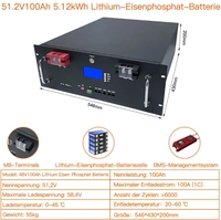 Batteries au lithium-ion Lifepo4 24v 48v 400ah 628ah, batterie solaire au lithium, stock européen, 51.2V 200Ah 300Ah, boîtier, solaire domestique, bricolage