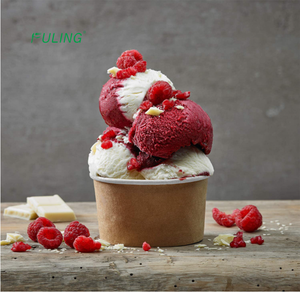 Contenedores de helado para hacer tazas, taza de papel de yogurt ecológico, 100% Biodegradable, venta al por mayor - Product Image 3