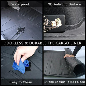 Para mercedes-benz <span class=keywords><strong>GLC</strong></span> X253 C253 2015-2023Auto Car Cargo Liner All-Weather TPE Alfombrilla antideslizante para maletero Bandeja impermeable Accesorio para maletero - Product Image 3