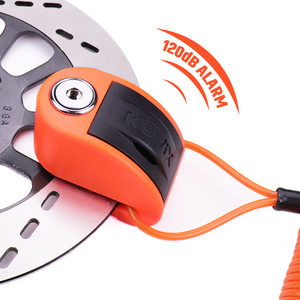 Allarme per moto 120db blocco a disco, moto Scooter bicicletta antifurto blocco del freno di sicurezza sistema allarmante - Product Image 4