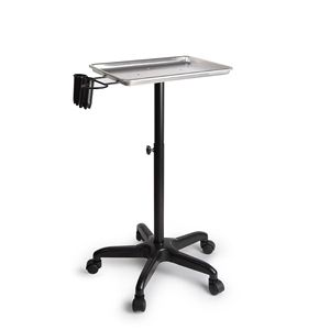 Chariot de rangement pour outils de coiffure avec porte-outils, plateau à coloration capillaire roulant pour salon, chariot portable sur roulettes - Product Image 6