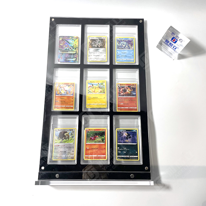 【美品】ディスプレイフレーム【TCG】 新品】ポケモンカードゲーム ディスプレイフレーム ブラック Ver