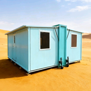 Fabriqué en Chine, exporté, maison conteneur moderne multifonctionnelle en acier, pliable, à double aile, assemblage rapide, imperméable, durable - Product Image 5