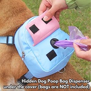 Arnés para Cachorros con Mochila de Color Contrastante, Arnés Ajustable para Gatos con Correa, Sin Tirones - Product Image 5