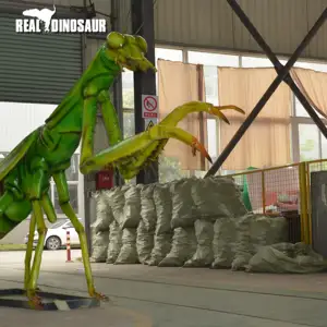 Hot Koop Pretpark Mantis Insect Kunstmatige Animatronic Insect Model