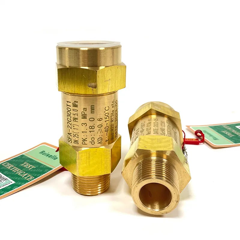 Hochdruck-Sicherheitsventil aus Messing Kühlteile Druck-Sicherheits-Aufreizventil