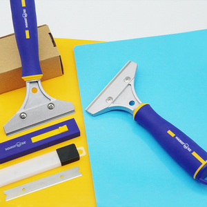 Grattoir de nettoyage 4 "Outils de nettoyage ménagers pratiques Grattoir à papier peint et à <span class=keywords><strong>ciment</strong></span> Grattoir à carreaux de sol <span class=keywords><strong>Décapant</strong></span> mural - Product Image 6