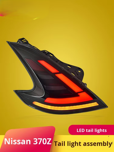 Pour Nissan 370Z 13-19 modèles Z34 assemblage de feu arrière état de lentille claire modifié LED clignotants à flux dynamique Plug Play - Product Image 2
