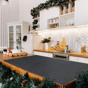 Grand tapis de séchage de vaisselle en <span class=keywords><strong>feutre</strong></span> absorbant imperméable et antidérapant pour comptoir de cuisine <span class=keywords><strong>sous</strong></span> l'évier armoire étagère tiroir doublure - Product Image 3