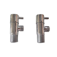Vanne d'angle de salle de bains en laiton OEM 1/2 "3/4" pour articles sanitaires