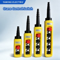 Station de commande suspendue étanche pour grue XAC2713, double vitesse, bouton-poussoir pour palan, levage haut/bas, commande manuelle