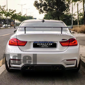 Convient à 99 % des voitures, BMW, Benz, Audi, Toyota, design extérieur, aileron arrière modifié en fibre de carbone, décoration de becquet de coffre. - Product Image 3