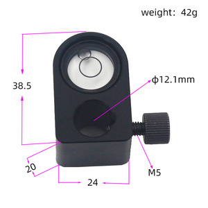Nivel de burbuja automático de plástico de 12 mm para uso con varilla GPS RTK - Product Image 4