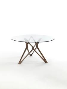 Ensemble <span class=keywords><strong>de</strong></span> <span class=keywords><strong>table</strong></span> à manger <span class=keywords><strong>en</strong></span> <span class=keywords><strong>verre</strong></span> au design moderne avec pieds <span class=keywords><strong>en</strong></span> bois, <span class=keywords><strong>table</strong></span> à manger ronde <span class=keywords><strong>en</strong></span> <span class=keywords><strong>verre</strong></span> - Product Image 6