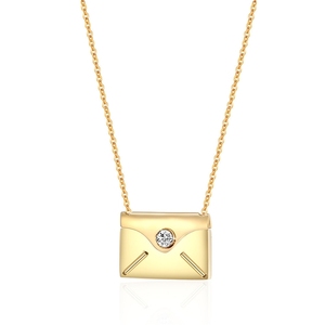 Collar de acero inoxidable <span class=keywords><strong>con</strong></span> diseño europeo moderno, tipo sobre, <span class=keywords><strong>con</strong></span> medallón para <span class=keywords><strong>foto</strong></span> interior y cristal DIY - Product Image 4