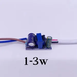 Hagood kualitas tinggi isolasi suhu tricolor PCB driver 1-3w 4-7W 8-12w 12-18w LED bisa diredupkan Driver Power Supply