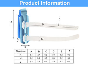 Attelle de fracture de doigt en aluminium de redresseur de soutien de pouce orthopédique médical - Product Image 5