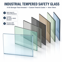 Panneau en verre trempé sur mesure, verre de sécurité ultra-clair, verre plat solide pour fenêtre de salle de bain, porte, cloison