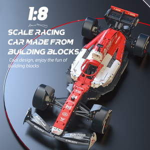 Set di Blocchi da Costruzione per Auto da Corsa Formula <span class=keywords><strong>F1</strong></span> in Scala 1:8, Giocattolo Educativo da Esposizione, Regalo per Bambini, Vendita all'Ingrosso - Product Image 2