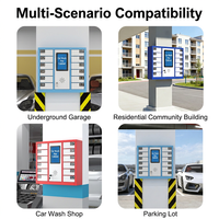Armoire de rangement intelligente pour clés de lavage de voitures, casier de lavage pour garage souterrain et parking