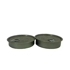 2-piece Tin Can With Eoe Meat Tuna Empty Food Grade Tin Cans For Food Canning