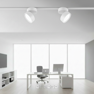 Lámpara <span class=keywords><strong>de</strong></span> Riel LED Plegable <span class=keywords><strong>de</strong></span> Aluminio con Base GU10, Diseño Moderno, Ángulo <span class=keywords><strong>de</strong></span> Haz Ajustable, Control Inteligente a través <span class=keywords><strong>de</strong></span> Zigbee/Tuya/<span class=keywords><strong>DALI</strong></span> - Product Image 2