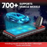 Herramienta de Programación de Llaves y Antirrobo MaxiIM KM100, 2 Llaves IKEY 60s, Generación de Llaves OBD IMMO, Aprendizaje de Llaves para el 99% de los Autos