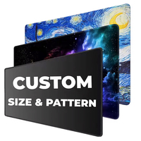 Customizable Natural Rubber Anime Gaming Office Mouse Pad Rubber XL XXL Custom Desk Mat, Available in Stock