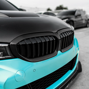 BFA Carbon Hood para <span class=keywords><strong>BMW</strong></span> 3 Series G20 G28 CS Style Engine Cover Real Carbon Fiber Car Hood Bonnet Cover con rejillas de ventilación - Product Image 4