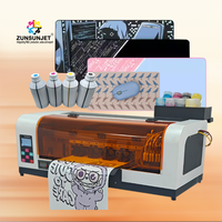 Desktop A3/A4 Eco-Solvent A3 Etiketten-Sublimationsdrucker, die auf 13-Zoll-Sublimationspapier drucken