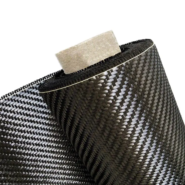 Tecido de fibra de carbono 3k para mechas, tecido de fibra de carbono liso/twill