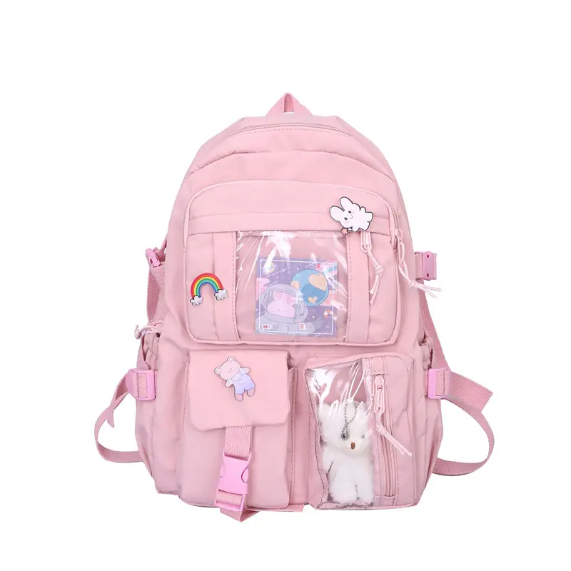 Marksman 2022 New Fashion Korean Style Kawaii Backpack Large Capacity Cheap School Bag for College Girls