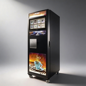 Distributeur automatique de café professionnel 24h/24, grande capacité, haute efficacité, fonction de nettoyage automatique, options de paiement multiples - Product Image 1