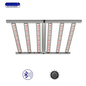 A estufa completa do espectro o vermelho distante 720 comercial conduzido cresce a luz 720w para lampplants dobráveis uv do ir 660nm da estufa