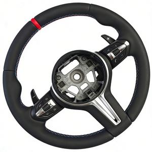 Volante de Cuero Suave y Duradero para <span class=keywords><strong>BMW</strong></span> M6 F01 F30 <span class=keywords><strong>328i</strong></span> 335i E53 E84 G15 - Product Image 1