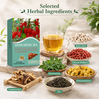 Thé Détoxifiant Corporel aux Herbes Vertes Naturelles pour la Détoxification du Foie et l'Amincissement - Produits à Base de Plantes Très Demandés