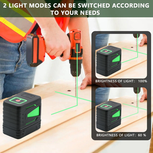 Niveau laser multifonctionnel 2 lignes pour carrelage et plafond, modèle MYJ-02BG, pour usage intérieur et construction - Product Image 3