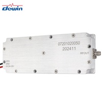 Module amplificateur RF GaN 50W 100-400 MHz anti-interférence pour drones FPV, dispositif de blindage RF à haute efficacité pour la modulation des UAV