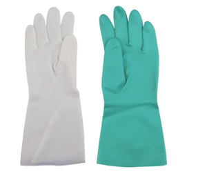 Gants résistants à l'huile, aux acides et aux alcalis au prix d'usine, protection, gants de protection en nitrile vert, gants industriels - Product Image 5