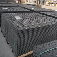 Dalles de protection temporaire en plastique pour routes, panneaux de sol en HDPE, tapis de sol en plastique, panneaux de sol pour routes
