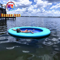 Hamac flottant Portable, fabricant, plaque de hamac gonflable pour piscine avec radeaux gonflables