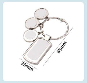 Innovador Beadable <span class=keywords><strong>Bar</strong></span> 3/6 Charms Patrones de bricolaje en blanco <span class=keywords><strong>Fotos</strong></span> Creativo Decorado Llavero Durable Desmontable Aleación de zinc Moda - Product Image 6