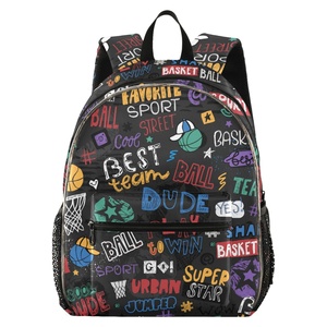 Factory Wholesale Schoolbag Unique Design School Bags Eco-friendly Graffiti-art Student Backpack - Product Image 1