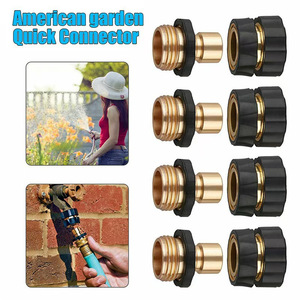 Raccords rapides pour <span class=keywords><strong>tuyau</strong></span> <span class=keywords><strong>d</strong></span>'<span class=keywords><strong>arrosage</strong></span> avec arrêt <span class=keywords><strong>d</strong></span>'eau, raccords rapides en métal pour <span class=keywords><strong>tuyau</strong></span> <span class=keywords><strong>d</strong></span>'<span class=keywords><strong>arrosage</strong></span>, filetage GHT 3/4 pouce - Product Image 5