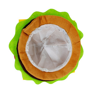 Children's Girls Funny Quirky Beret Cute <strong>Hat</strong> for Birthday Christmas Graduation Quirky Hamburger <strong>Hat</strong> Design Gift <strong>Idea</strong> - Product Image 6