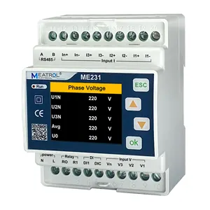 ME231 Power Quality Analyzer with Rogowski Coil DIN Rail RS485 Interface - Power Meter