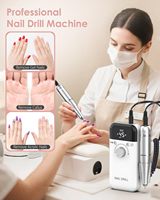 Lime à Ongles Électrique Professionnelle Rechargeable et Portable 45000 RPM pour Manucure, Pédicure et Ongles en Gel