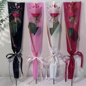 โรงงานผลิตถุงพลาสติก OPP แบบดอกไม้เดี่ยวสไตล์ควีน  เสนอราคาขายส่งลดพิเศษ - Product Image 4